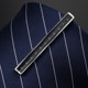Tie clip for men's business formal wear, high-end light luxury clip, suit fixing pin, high-end collar clip