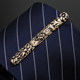 Tie clip for men's business formal wear, high-end light luxury clip, suit fixing pin, high-end collar clip