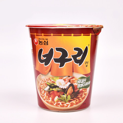 农心浣熊乌冬面辣味海鲜汤面乌龙面速食杯面碗面韩国进口方便面 - 图3