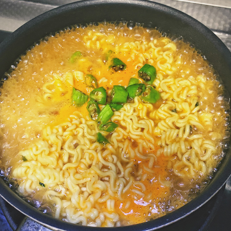 农心安城汤面125g姜虎东 速食韩式海鲜味泡面拉面韩国进口方便面 - 图0