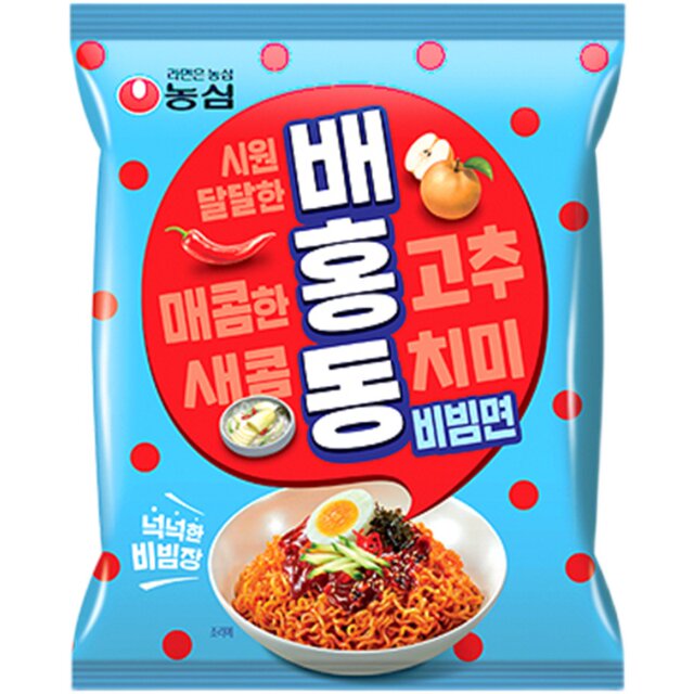 Nongshim sweet and spicy cold noodles imported from Korea