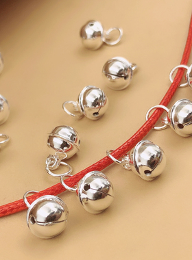 diy铃铛会响手工编织串珠吊坠