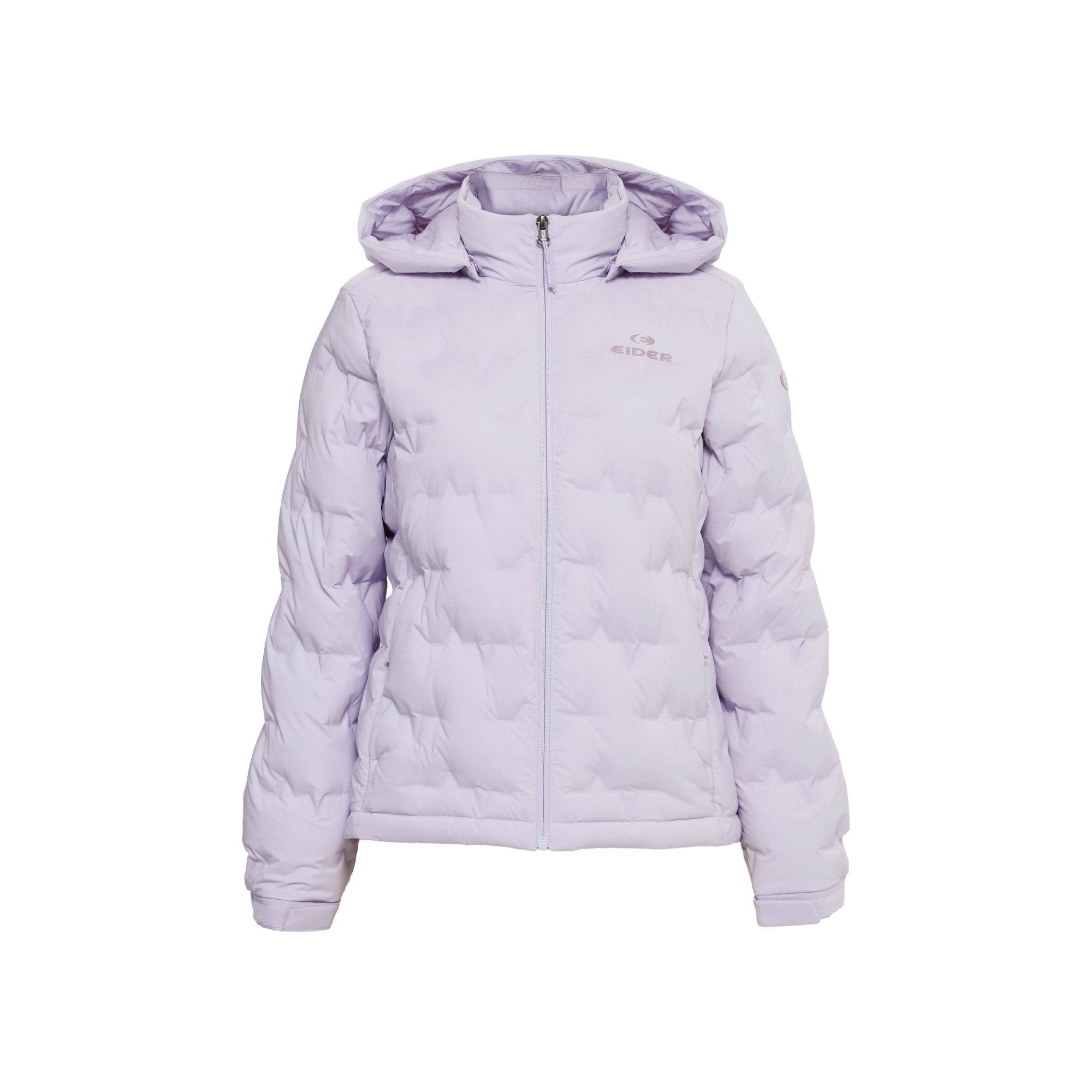 EIDER韩国代购25冬女户外轻量百搭休闲连帽鹅绒羽绒服夹克外套 - 图1