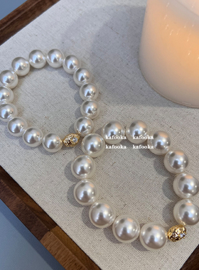 男女原创经典澳白珍珠手工手串