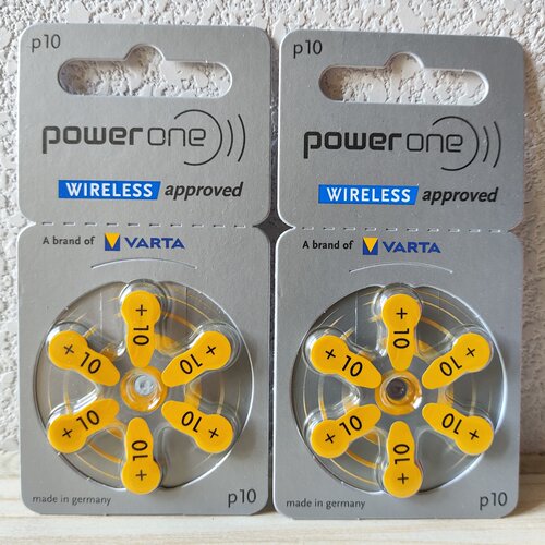 电池p10德国进口powerone助听器电子PR701.45V峰力瑞声达纽扣电池 - 图2