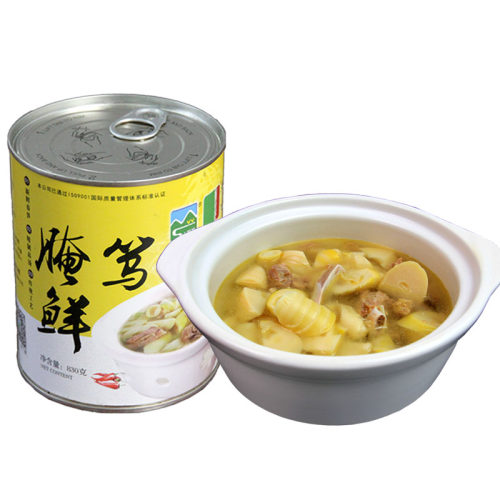 腌笃鲜830g罐头咸肉笋江南食材套装可加百叶结豆皮菜安吉特产腌肉 - 图3