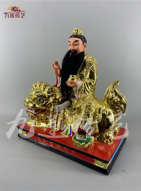 木雕太乙天尊锦雕香樟木