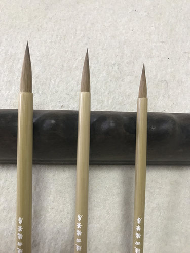 毛笔纯狼毫北尾狼豪专业级书法小笔蝇头小楷行书落款精品高档国画 - 图3