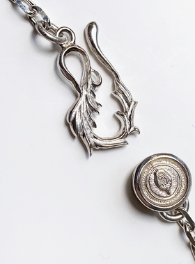 吉原之项链铁头的店纯银角链情侣