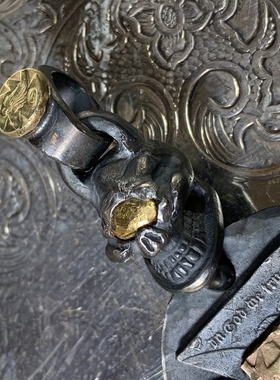 铁头的店高山隆摩根银饼吊坠