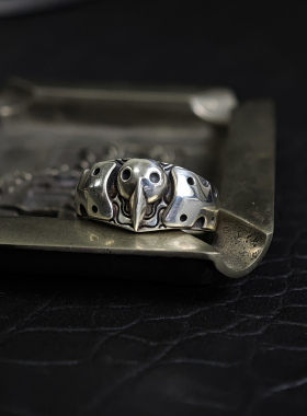 铁头的店男女通用925银戒指