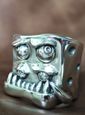 铁头的店男女通用925银复古戒指