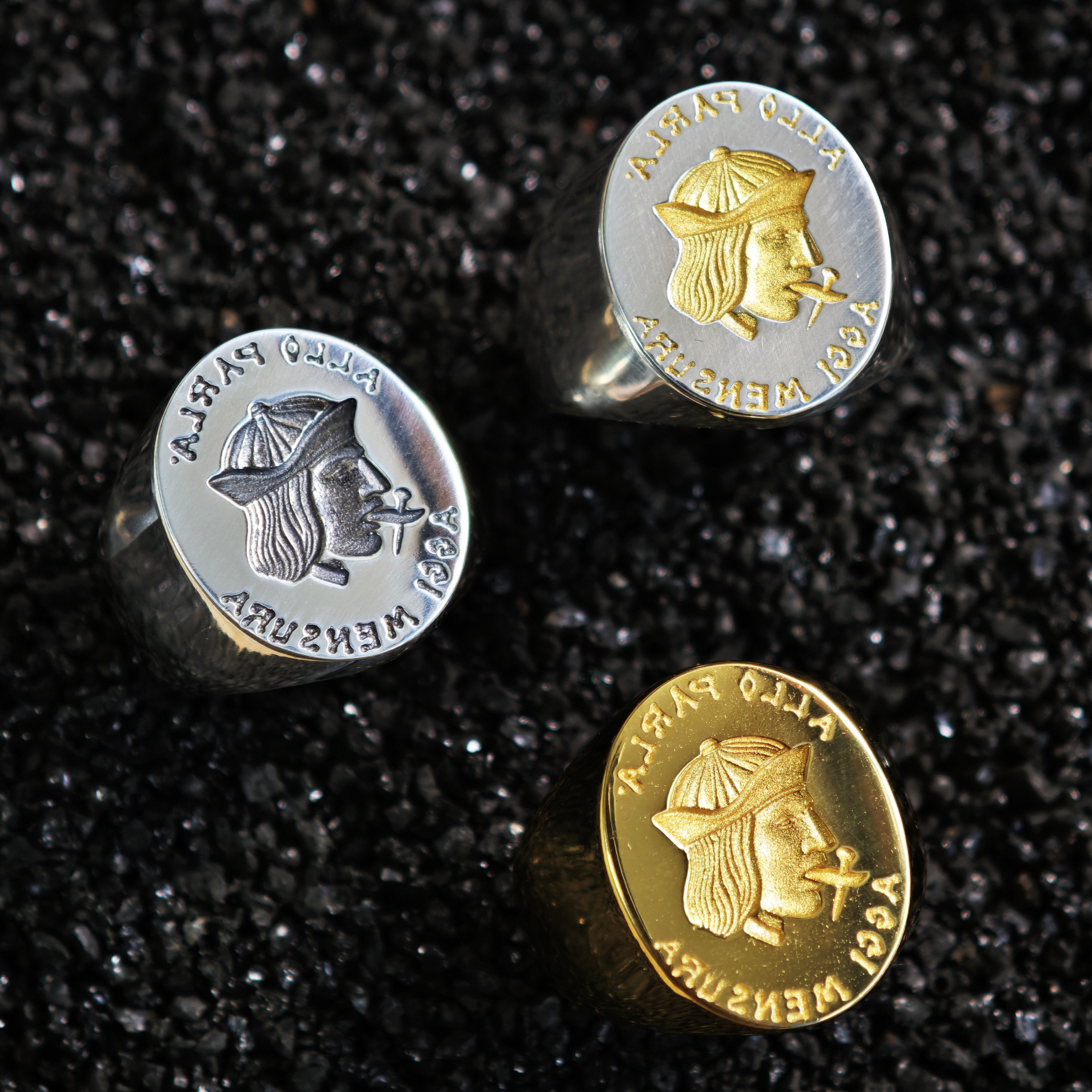 铁头的店 925银复古风谨言慎行印章银饰戒指 个性款银饰指环,淘宝优惠券,粉丝福利购,淘宝优惠卷