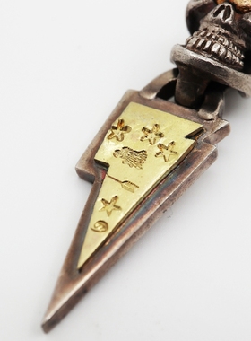 铁头的店吊坠高山闪电金眼骷髅