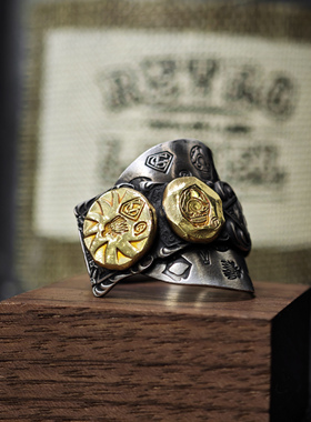 男女通用朋克风新鲜出炉戒指