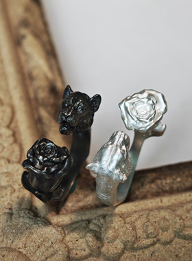 铁头的店男女通用银个性化戒指