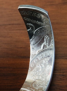 摩根银币手镯铁头的店全手工情侣