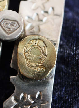 高山隆刀片银吊坠手工制