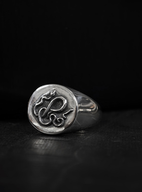 铁头的店男女通用925银朋克指环