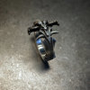 Tietou's store unisex 925 silver vintage ring