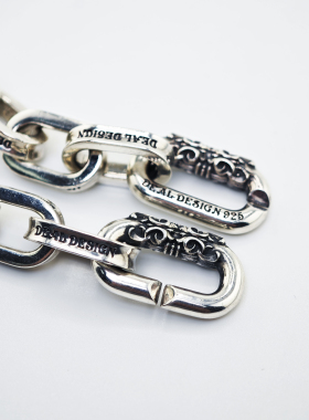 欧美风925银个性小众手链