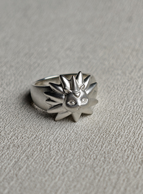 铁头的店925银男女通用动漫戒指