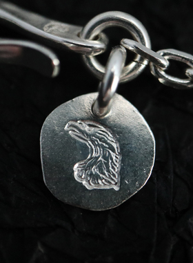 铁头的店925银角链情侣项链