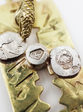 蛇刀片吊坠高山隆18K金铁头的店