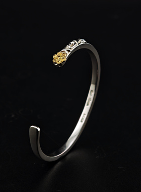 铁头的店925银男女同款手镯