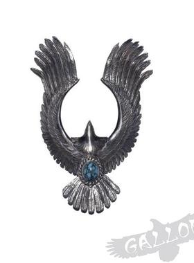 金绳松石HB老鹰铁头的店纯银情侣