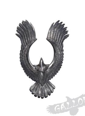 蓝色地平线老鹰吊坠铁头的店纯银