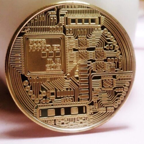 Bitcoin金币BTC外币美元世界钱币比特美国纪念币硬币 新年礼 - 图1