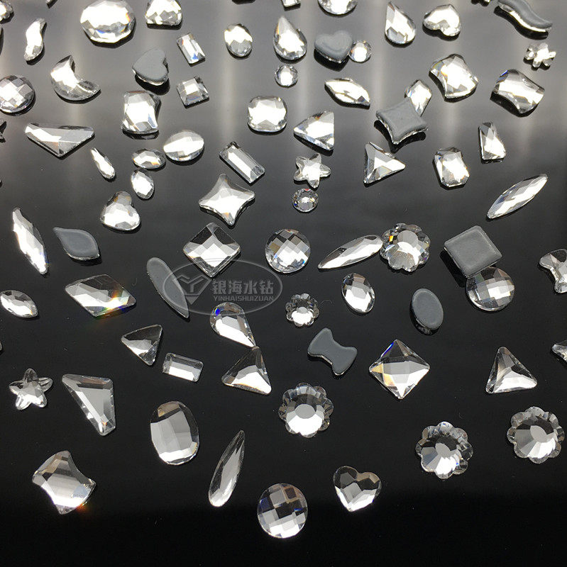 144颗/包平底异形精品烫白钻仿奥胶底不掉底烫钻美甲钻混装饰品,淘宝优惠券,粉丝福利购,淘宝优惠卷