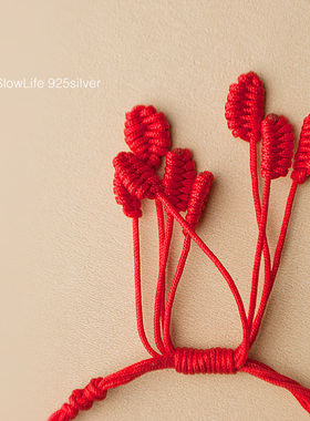 慢生活s999足银3d立体女手工编制