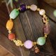 New Chinese style natural multi-colored treasure bracelet for women with jadeite