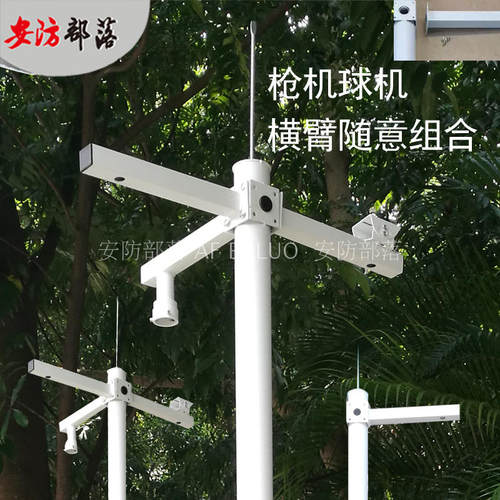 监控组合立杆2.5/3/3.5/4/5/6米不锈钢太阳能立杆小区工厂立杆定 - 图1