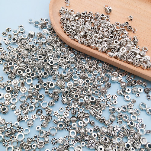 20个古银隔珠饰品串珠创意diy手工项链手链间隔珠穿珠珠子配饰 - 图2