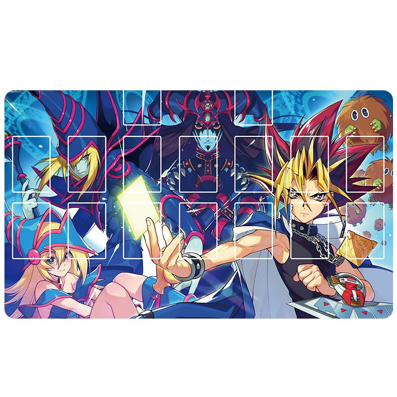 定制游戏王卡垫PLAYMAT决斗盘闪垫刀姬ip莱娜TCG卡牌桌垫YUGIOH-图3