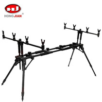 Red Jian Four Foot Bank Fishing Bracket Eu Style Quick Folding Lap and Rod Long Gun Bench can be equipped with sirens
