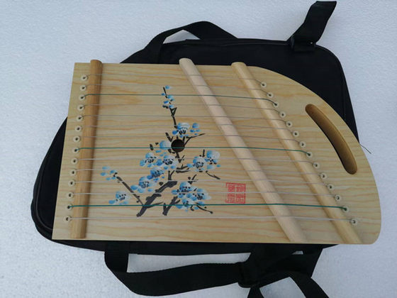 마호가니 핑크 guzheng 운지법 훈련 장치 14 현 휴대용 미니 guzheng 운지법 훈련 장치 21 현