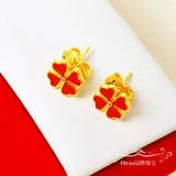 Серьги, золотой долговечный аксессуар