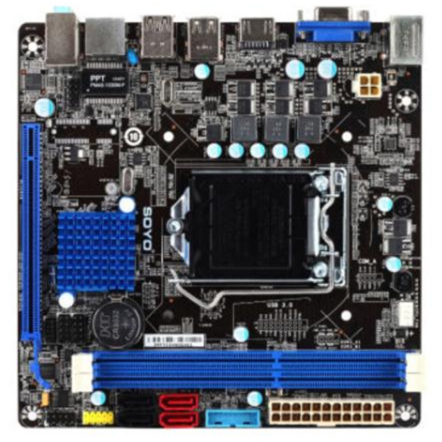 The latest 1150-pin Maxxun MS-H81IL fully solid-state motherboard H81 VGA HDMI DDR3 17x17cm