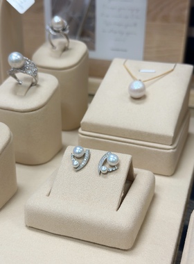 美国直邮不退不换Genovia&Dreamer船帆珍珠耳钉通勤百搭