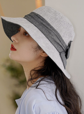 遮阳帽女防晒百搭短沿春夏秋
