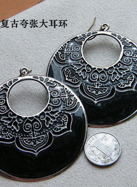 外贸朋克欧美戒指指环食指满钻