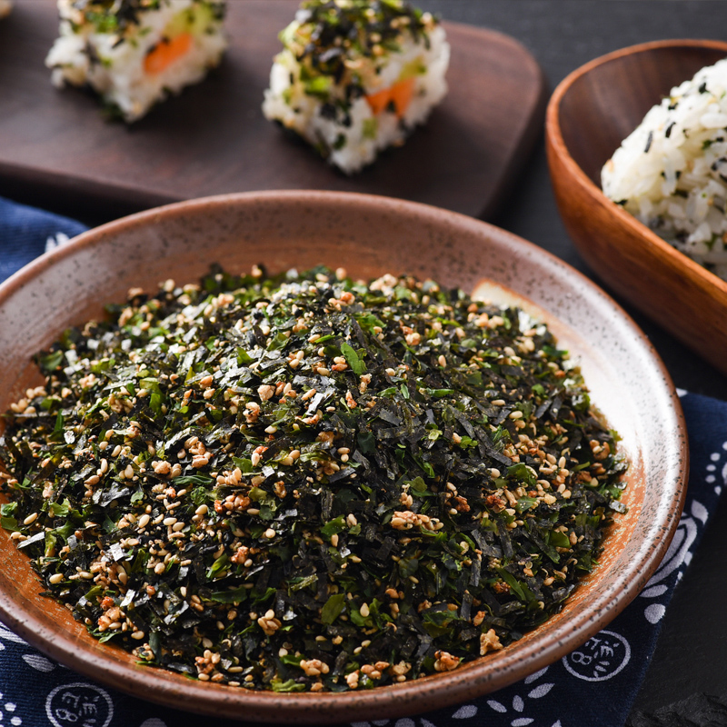 鲣鱼海苔香松芝麻海苔拌饭料寿司食材儿童饭团材料肉松海苔碎片-图0