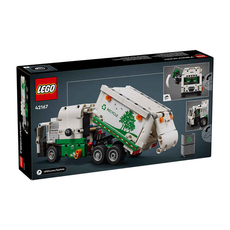 【1月新品】LEGO乐高机械组42167Mack®LRElectric垃圾车益智积木-图0