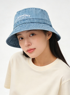 渔夫帽男女四季洗水牛仔