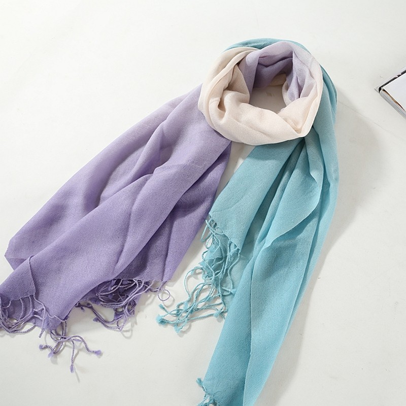 晓晓外贸 孤品百搭美物 多季可用 轻盈多色 羊毛围巾披肩~Z1405,淘宝优惠券,粉丝福利购,淘宝优惠卷