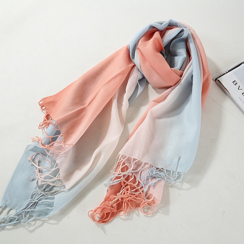 晓晓外贸 孤品百搭美物 多季可用 轻盈多色 羊毛围巾披肩~Z1405,淘宝优惠券,粉丝福利购,淘宝优惠卷